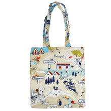 Load image into Gallery viewer, 100% Cotton Portuguese Cities Made in Portugal Reusable Tote Bag
