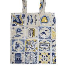 Load image into Gallery viewer, 100% Cotton Traditional Portuguese Symbols Reusable Tote Bag
