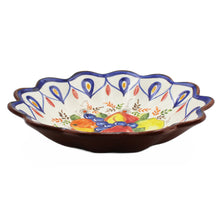 Load image into Gallery viewer, Hand-Painted Portuguese Pottery Clay Terracotta Fruits Salad Bowl
