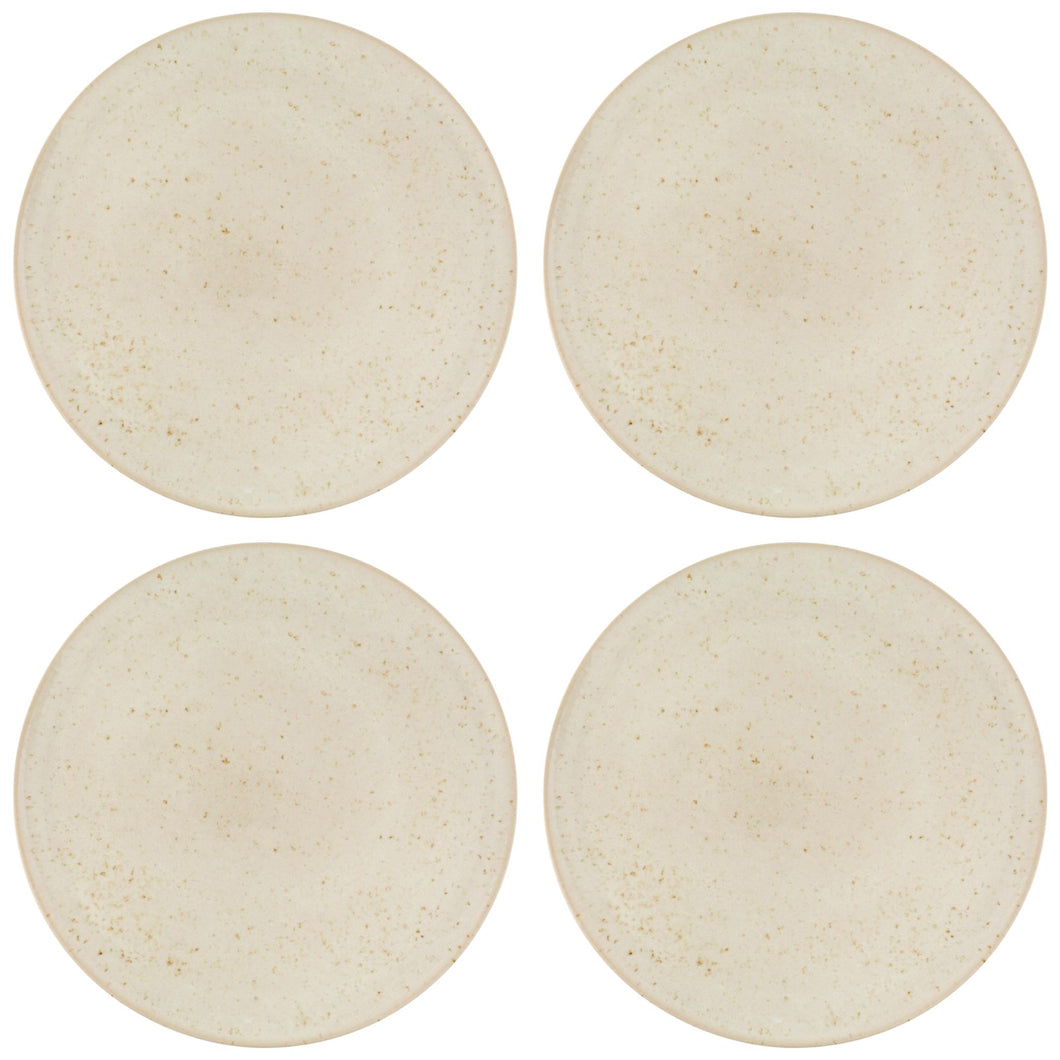 Casa Alegre Sandstorm Pizza Plate, Set of 4