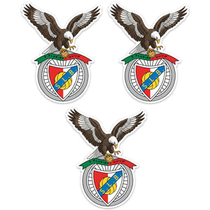 SL Benfica Eagle Stickers – Club Crest Design, Set of 3