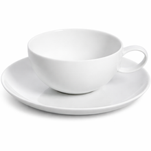 Load image into Gallery viewer, Vista Alegre Domo White Tea Cup and Saucer, Set of 6
