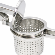 Load image into Gallery viewer, Stainless Steel Potato Ricer – Traditional Handheld Masher for Smooth Potatoes &amp; Vegetables

