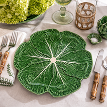 Load image into Gallery viewer, Bordallo Pinheiro Cabbage Green Charger Plate

