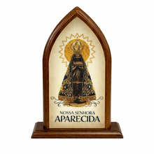 Load image into Gallery viewer, Our Lady of Aparecida Wooden Plaque - Catholic Religious Display
