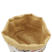 Load image into Gallery viewer, Traditional Portuguese Icons Blue &amp; Beige Bread Basket - Decorative Cotton Blend with Jute Interior
