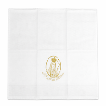 Load image into Gallery viewer, Portuguese Embroidered Cotton Tea Towels – Set of 2, 100% Cotton (28" x 20.5") - Our Lady of Fatima
