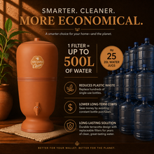 Load image into Gallery viewer, Stefani São João Classic Clay Water Filter – Traditional Brazilian Ceramic Filtration System
