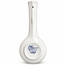 Load image into Gallery viewer, Hand-Painted Portuguese Blue &amp; White Floral Ceramic Spoon Rest, 10"
