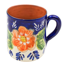 Load image into Gallery viewer, Xarazarte Primavera Floral Mug Set of 2, Hand-Painted Terracotta
