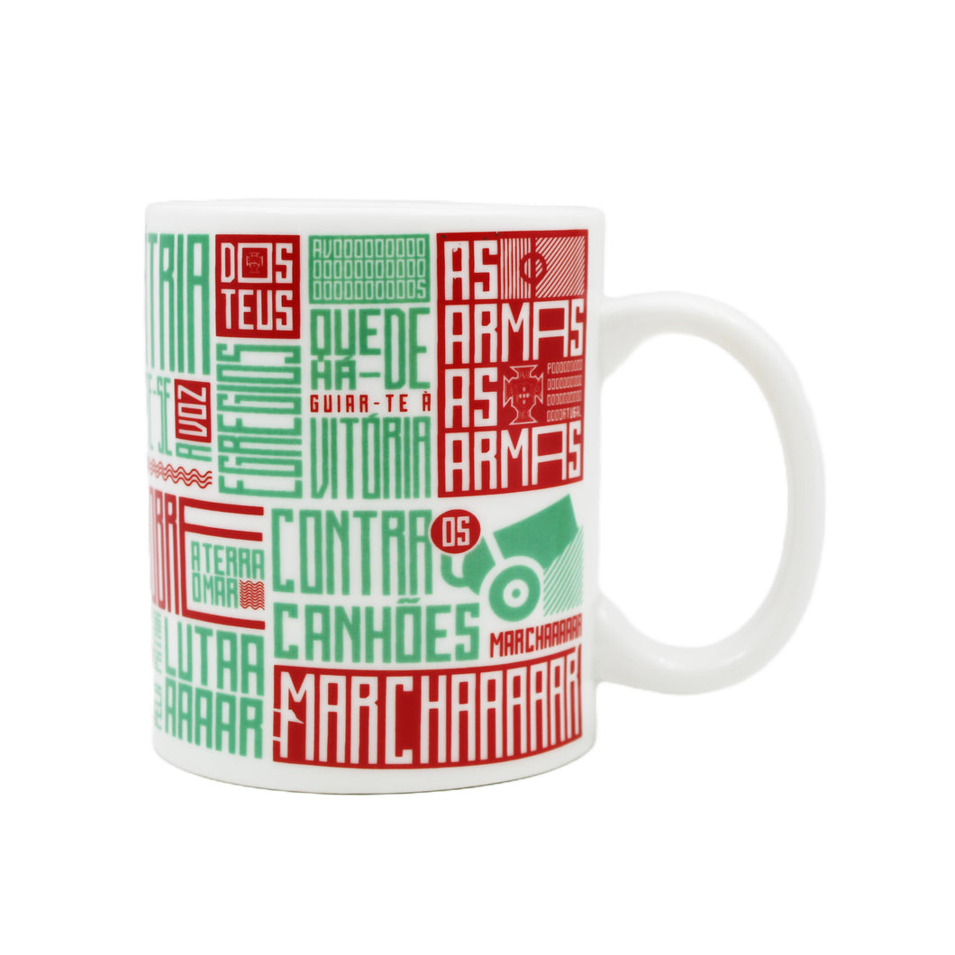 Federação Portuguesa de Futebol Portuguese National Team FPF Hino de Portugal Mug