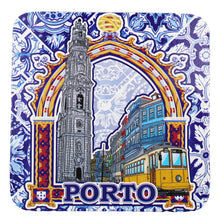 Load image into Gallery viewer, Porto Portugal Cityscape Coaster Set - 6 Piece Collection with Traditional Porto Imagery
