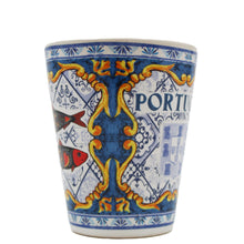 Load image into Gallery viewer, Traditional Portuguese Icons Ceramic Shot Glasses, Set of 4
