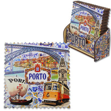 Load image into Gallery viewer, Porto Landmark Scenes Wooden Coasters - Set of 6 with Holder
