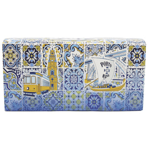 Traditional Porto Portugal Blue Tile Azulejo Shot Glasses, Set of 2