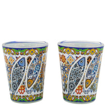 Load image into Gallery viewer, Lisbon Portugal Traditional Icons Shot Glasses, Set of 2
