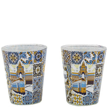 Load image into Gallery viewer, Lisbon Portugal Traditional Tram Shot Glasses, Set of 2
