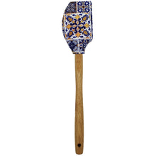 Load image into Gallery viewer, Traditional Blue Yellow Tile Azulejo Themed Silicone Spatula
