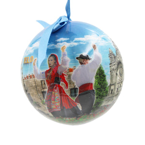 Traditional Viana do Castelo Portugal Rancho Themed Christmas Ornament