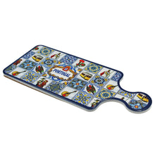 Load image into Gallery viewer, Traditional Portuguese Icons Ceramic Serving Tray, Decorative Tray
