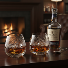 Load image into Gallery viewer, Vista Alegre Crystal Azul Old Fashioned Cups, Set of 2
