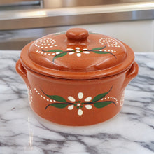 Load image into Gallery viewer, João Vale Hand-painted Traditional Clay Terracotta Cazuela Cooking Pot With Lid
