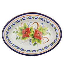 Load image into Gallery viewer, Hand-painted Portuguese Pottery Clay Terracotta Serving Platter
