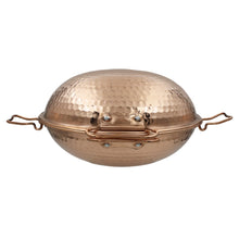 Load image into Gallery viewer, Traditional Made in Portugal Hammered Copper Cataplana Food Steamer Pot

