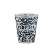 Load image into Gallery viewer, Portugal Tiles Azulejo Shot Glasses, Set of 4
