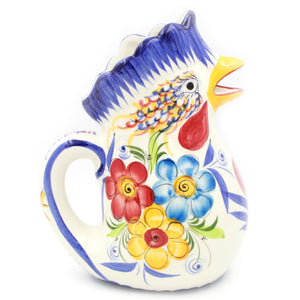 Hand-painted Decorative Traditional Portuguese Ceramic Pitcher