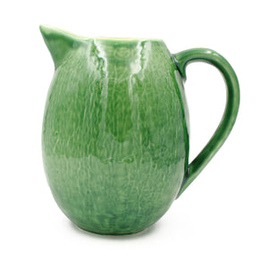 Hand-painted Traditional Portuguese Ceramic Cabbage Pitcher
