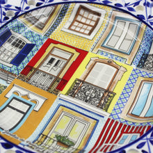 Load image into Gallery viewer, Hand-Painted Traditional Floral Portuguese Windows 11&quot; Decorative Plate
