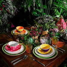 Load image into Gallery viewer, Bordallo Pinheiro Tropical Fruits Papaya Dessert Plate, Set of 4
