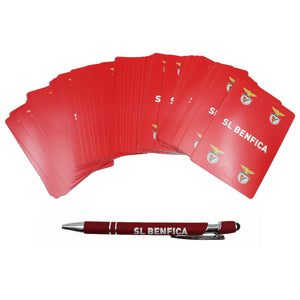 SL Benfica SLB Portuguese Soccer Deck of Cards and Pen Set