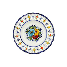 Load image into Gallery viewer, Traditional Portuguese Colorful Ceramic Floral 7.5&quot; Decorative Plate
