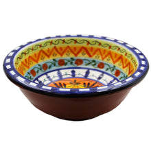 Load image into Gallery viewer, Hand-painted Portuguese Pottery Clay Terracotta Colorful Bowl
