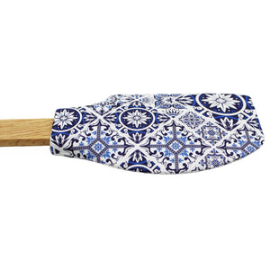 Azulejo Tile Themed Made in Portugal Silicone Wooden Spatula