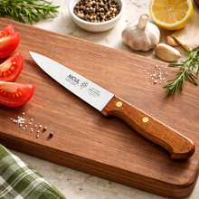 Load image into Gallery viewer, Nicul Portuguese Stainless Steel Paring &amp; Utility Knife – Wooden Handle, Multiple Sizes
