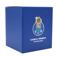 Load image into Gallery viewer, FC Porto Thermal Insulated Travel Mug with Lid, Stainless Steel
