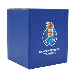 FC Porto Thermal Insulated Travel Mug with Lid, Stainless Steel