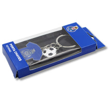 Load image into Gallery viewer, FC Porto Metal Keychain with Jersey and Soccer Ball Charm
