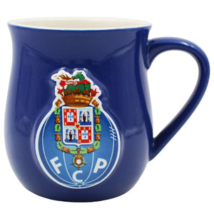 Officially Licensed Porto Mug and Keychain Set in Gift Box - Blue Mug & Keychain with Logo