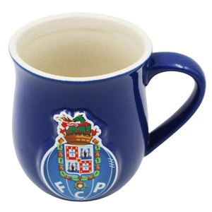 Officially Licensed Porto Mug and Keychain Set in Gift Box - Blue Mug & Keychain with Logo