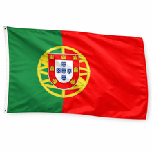 Load image into Gallery viewer, Portugal National Flag 3' x 5' – Portuguese Flag with Coat of Arms
