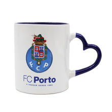 Load image into Gallery viewer, Futebol Clube do Porto FCP Heart Shaped Handle Mug with Gift Box
