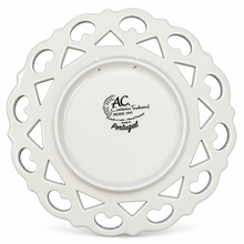 Load image into Gallery viewer, Hand-Painted Portuguese Ceramic Azulejo Plate – Fatima Design, 7.5"
