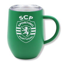 Load image into Gallery viewer, Sporting CP Thermal Insulated Travel Mug with Lid, Stainless Steel
