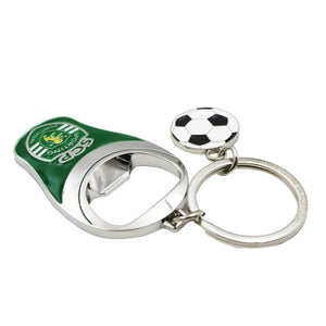 Sporting CP Bottle Opener Soccer Ball Metal Keychain