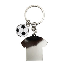 Load image into Gallery viewer, Sporting CP Soccer Shirt and Ball Metal Keychain
