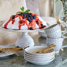 Load image into Gallery viewer, Costa Nova Cristal 12&quot; Nacar Footed Plate
